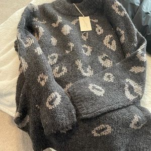 Leopard Print Sweater